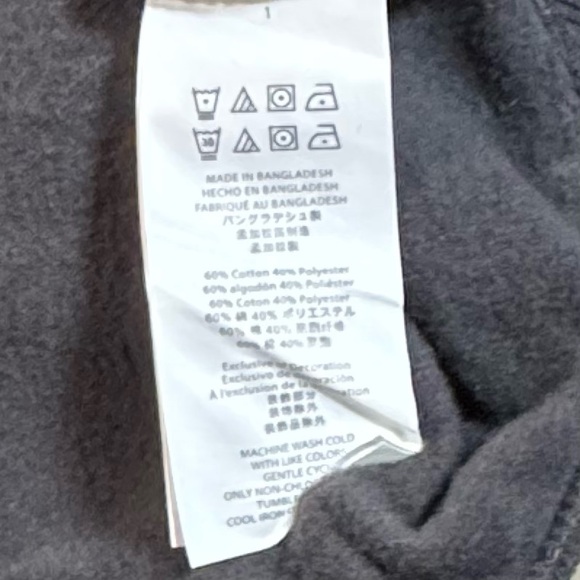 Michael Kors Charcoal Gray Pullover Hoodie in Size Large - Picture 6 of 7